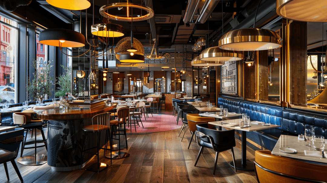 Modern commercial space interior for urban offices